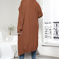 Open Front Long Sleeve Cardigan
