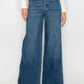 Relaxed High Rise Palazzo Jeans