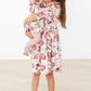 Footballs & Flowers Twirl Bodysuit