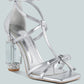 Affluence Jeweled High Heel Sandals