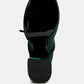 After Pay High Heel Velvet Knitted Boot