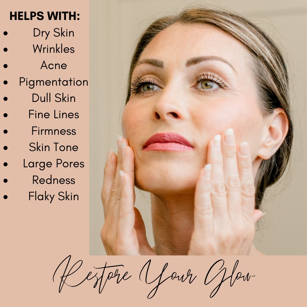 Glow Up All Natural, Organic Skin Care Set to Heal Skin