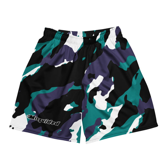 Misguided Camo (Air Jordan 5 Grape) Mesh Shorts