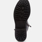 Allux Brushed Faux Leather Pin Buckle Boots