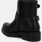Allux Faux Leather Pin Buckle Boots