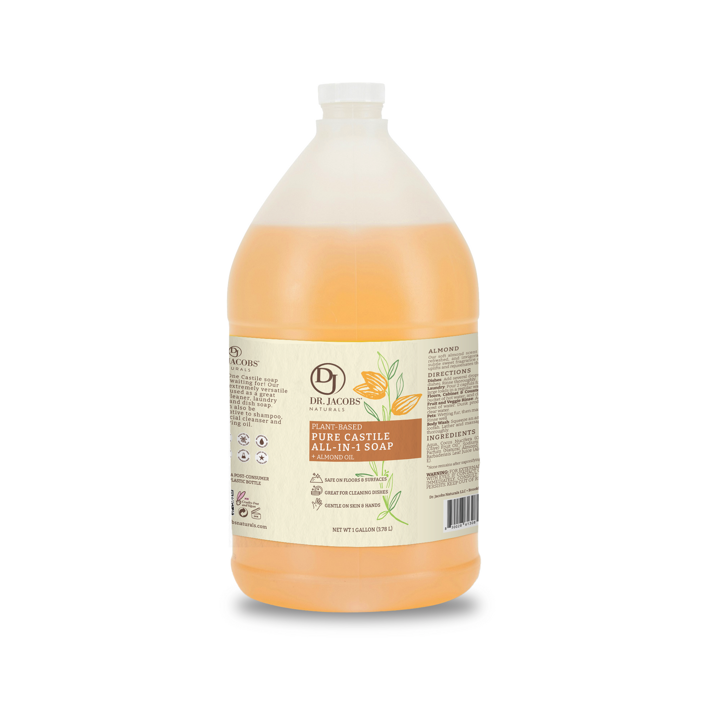 Almond All in 1 Castile Soap