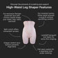 No Roll High Waist Lace Thigh Slimmer with Extra Firm Support