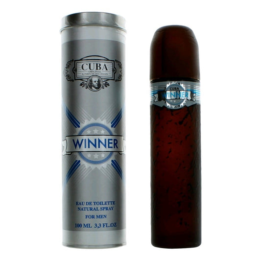 Cuba Winner, 3.3 oz Eau De Toilette Spray for Men