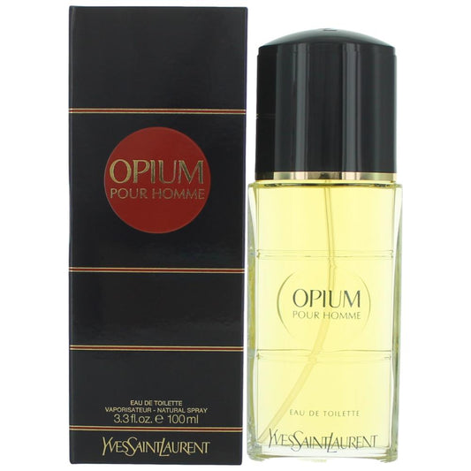 Yves Saint Laurent Opium Pour Homme Eau De Toilette Spray for Men 3.3 Oz