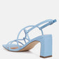 Andrea Knotted Straps Block Heeled Sandals