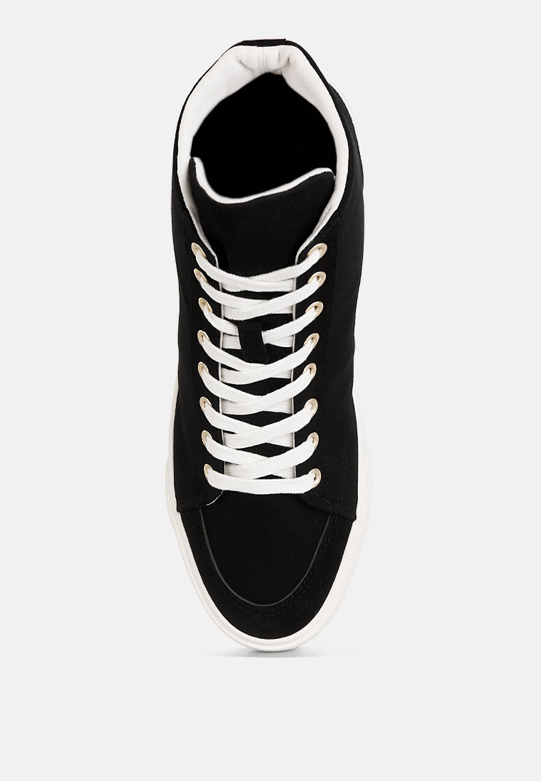 Ankle Length Solid Sneakers