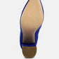 Ankle Lycra Block Heeled Boots