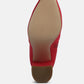 Ankle Lycra Block Heeled Boots