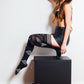 Kimmie: Not Your Grandma's Argyle Thigh Highs