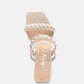 Arnie Braided Straps Block Heeled Sandals