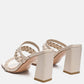 Arnie Braided Straps Block Heeled Sandals