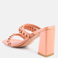 Arnie Braided Straps Block Heeled Sandals