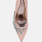 Ashlyn Rhinestones Embellished Satin Stiletto Pumps