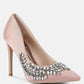 Ashlyn Rhinestones Embellished Satin Stiletto Pumps