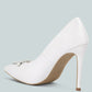 Ashlyn Rhinestones Embellished Satin Stiletto Pumps