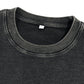 Heavyweight Waffle-Texture Washed Cropped Boxy T-Shirt (250GSM)