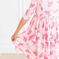 Pirouette 3/4 Sleeve Pocket Twirl Dress