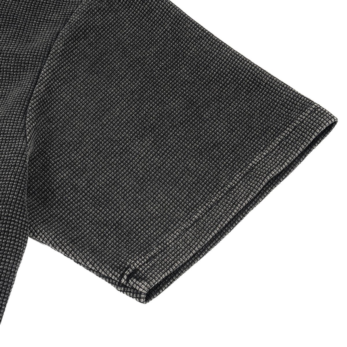 Heavyweight Waffle-Texture Washed Cropped Boxy T-Shirt (250GSM)