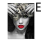 Red Lips Canvas Painting