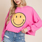 “Just, Smile.” Crop Top