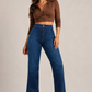 Robin Wide Leg Flare Jean in Dark Wash