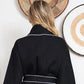 Waffle Piping Bathrobe – Lightweight Spa-Style Comfort