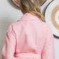 Waffle Piping Bathrobe – Lightweight Spa-Style Comfort