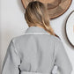 Knee-Length Waffle Kimono Robe