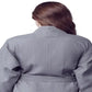 Knee-Length Waffle Kimono Robe