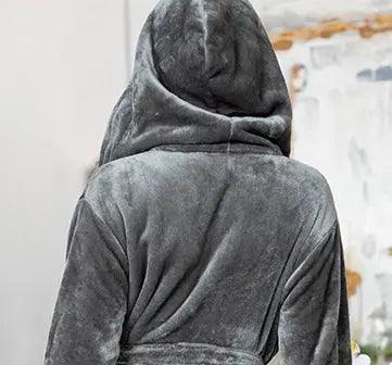 Plush Hooded Robe - Spa-Worthy Comfort at Home