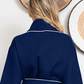 Knee-Length Waffle Kimono Robe