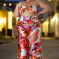 PRISMA UNLEASH | SATIN PANTS SET