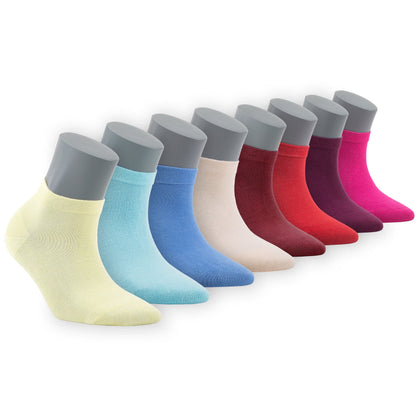 Women’s Bamboo Ankle Socks 8-Pack
