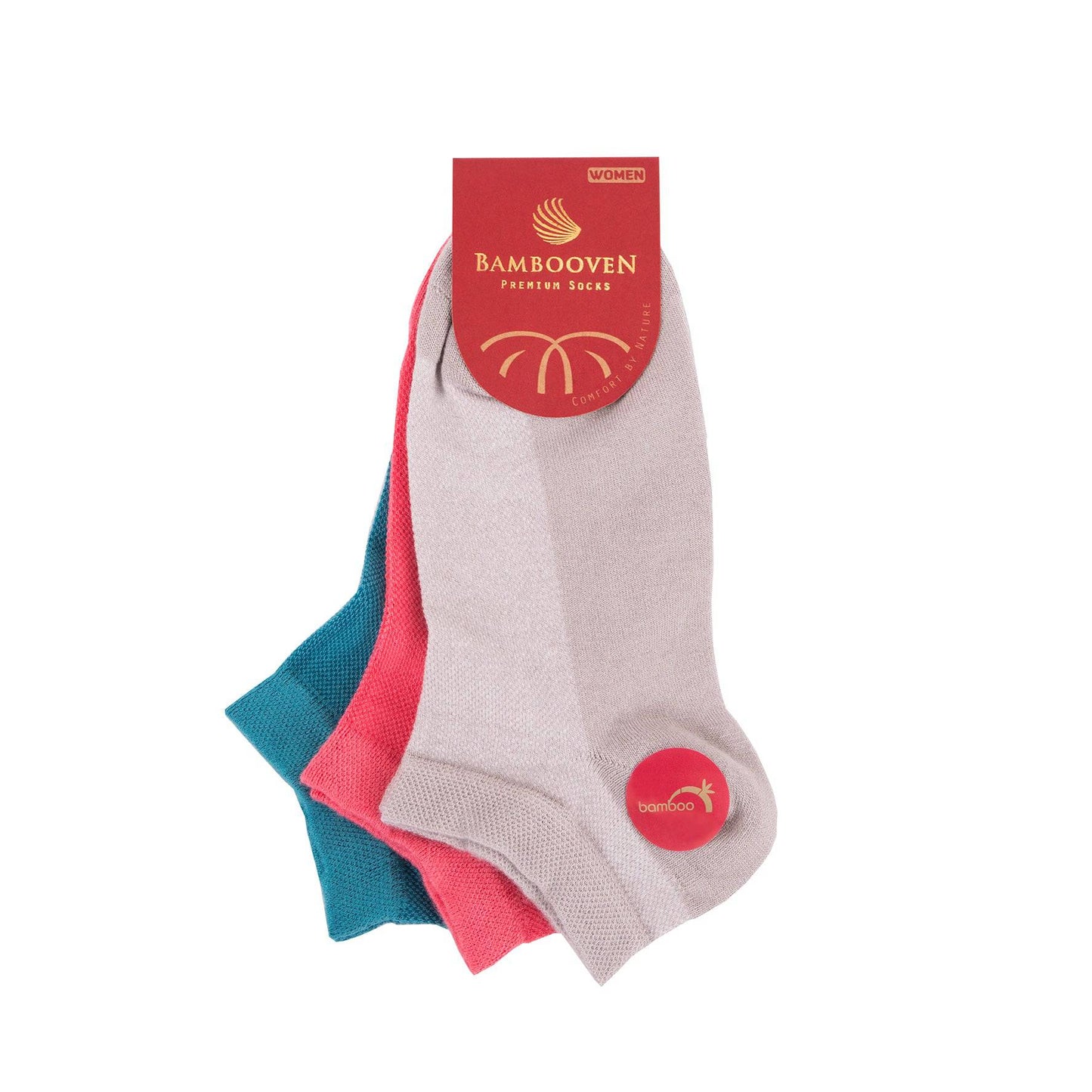 Women’s Bamboo Ankle Socks 3-Pack