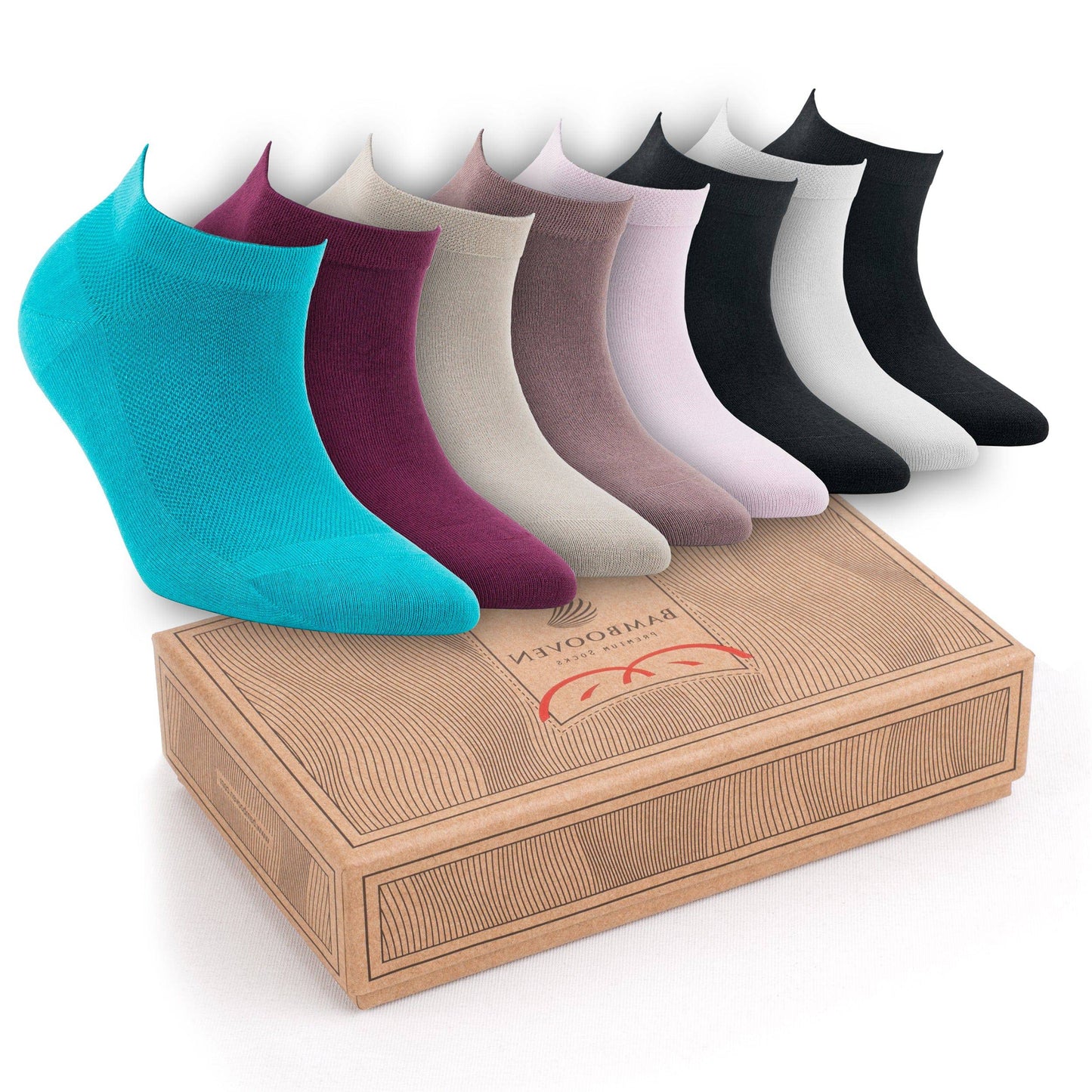 Women’s Bamboo Ankle Socks 8-Pack