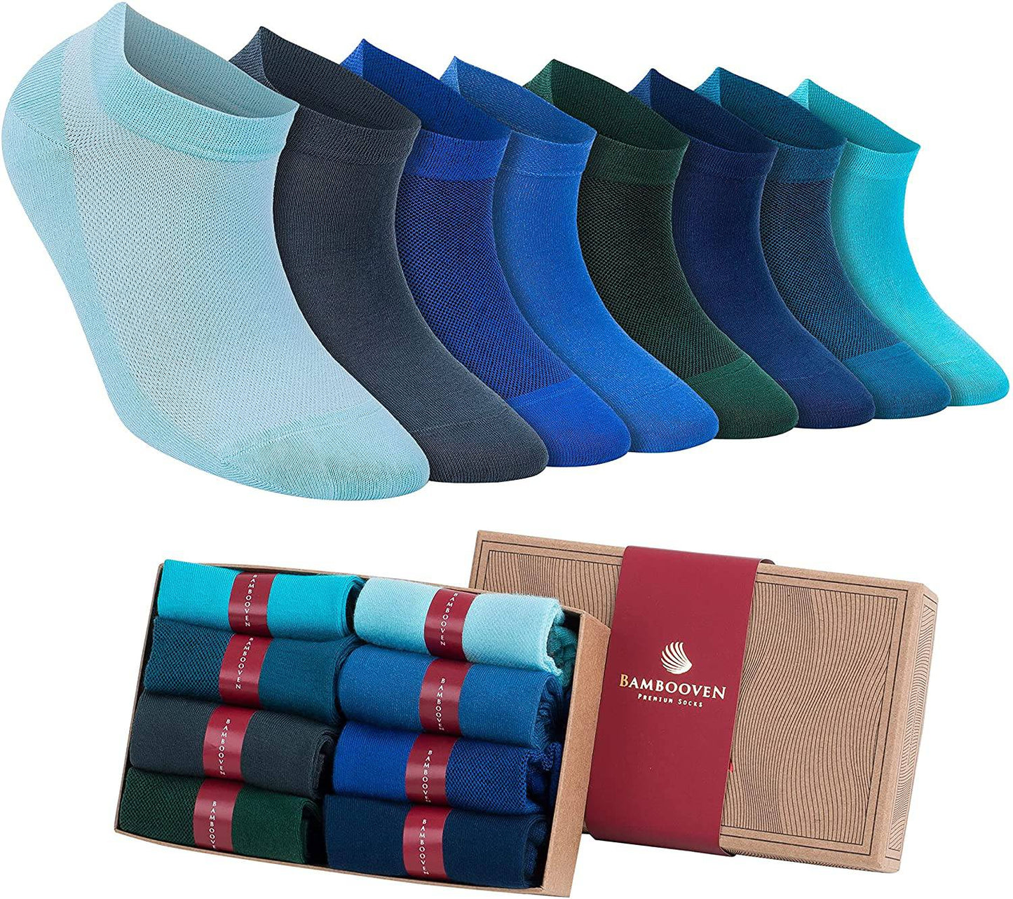Women’s Bamboo Ankle Socks 8-Pack