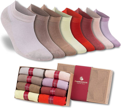 Women’s Bamboo Ankle Socks 8-Pack