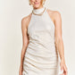 “Foggy Nights” Shirred Dress