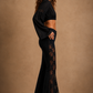 Raven Lace Flares