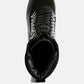 Beamer Faux Leather High Heeled Ankle Boots