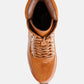 Beamer Faux Leather High Heeled Ankle Boots