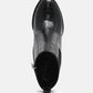 Beatriz Croc Print Block Heel Ankle Boots