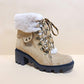 VINI FUR COMBAT BOOTIES