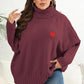 Turtle Neck Long Sleeve Sweater