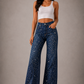 Celeste Wide Leg Jean Dark Wash